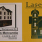 Branchline Trains 647 HO Scale HC''S Mercantile Background Laser-Art Kit