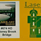 Branchline Trains Laser Art 674 HO Scale Stonybrook Open-rail Bridge