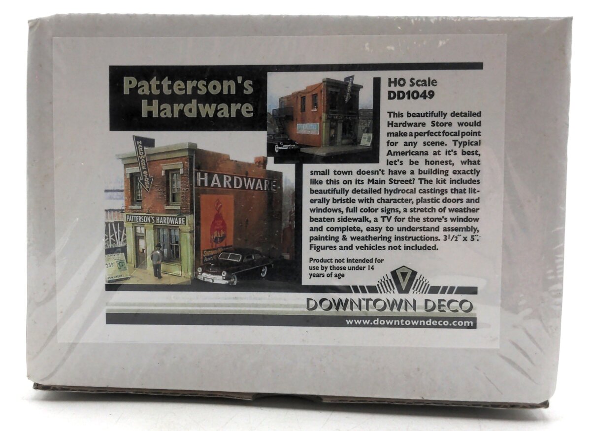 Downtown Deco DD-1049 HO Patterson's Hardware Building Kit