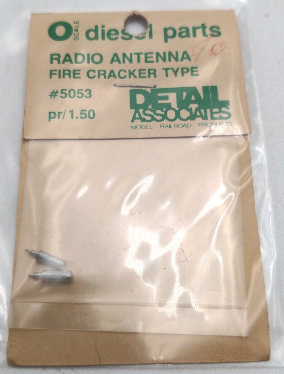 Detail Associates 5053 O Firecracker-Style Radio Antenna (Pewter)