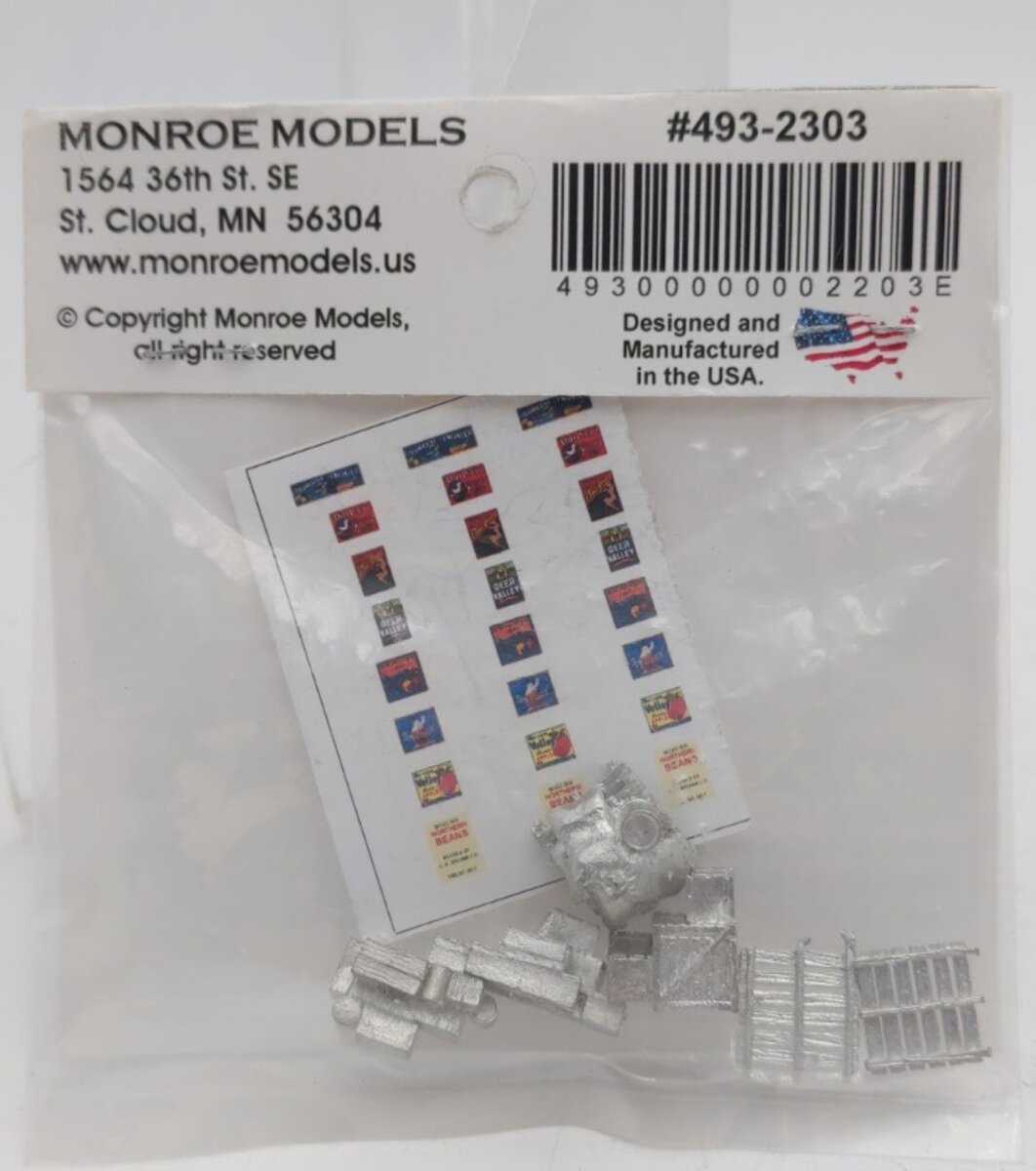 Monroe Models 2303 HO Mini-Tales TM Loading Dock Junk Kit