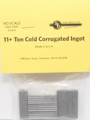 State Tool & Die 789C HO 11+ Ton Corrugated Cold Ingot (Pack of 6)
