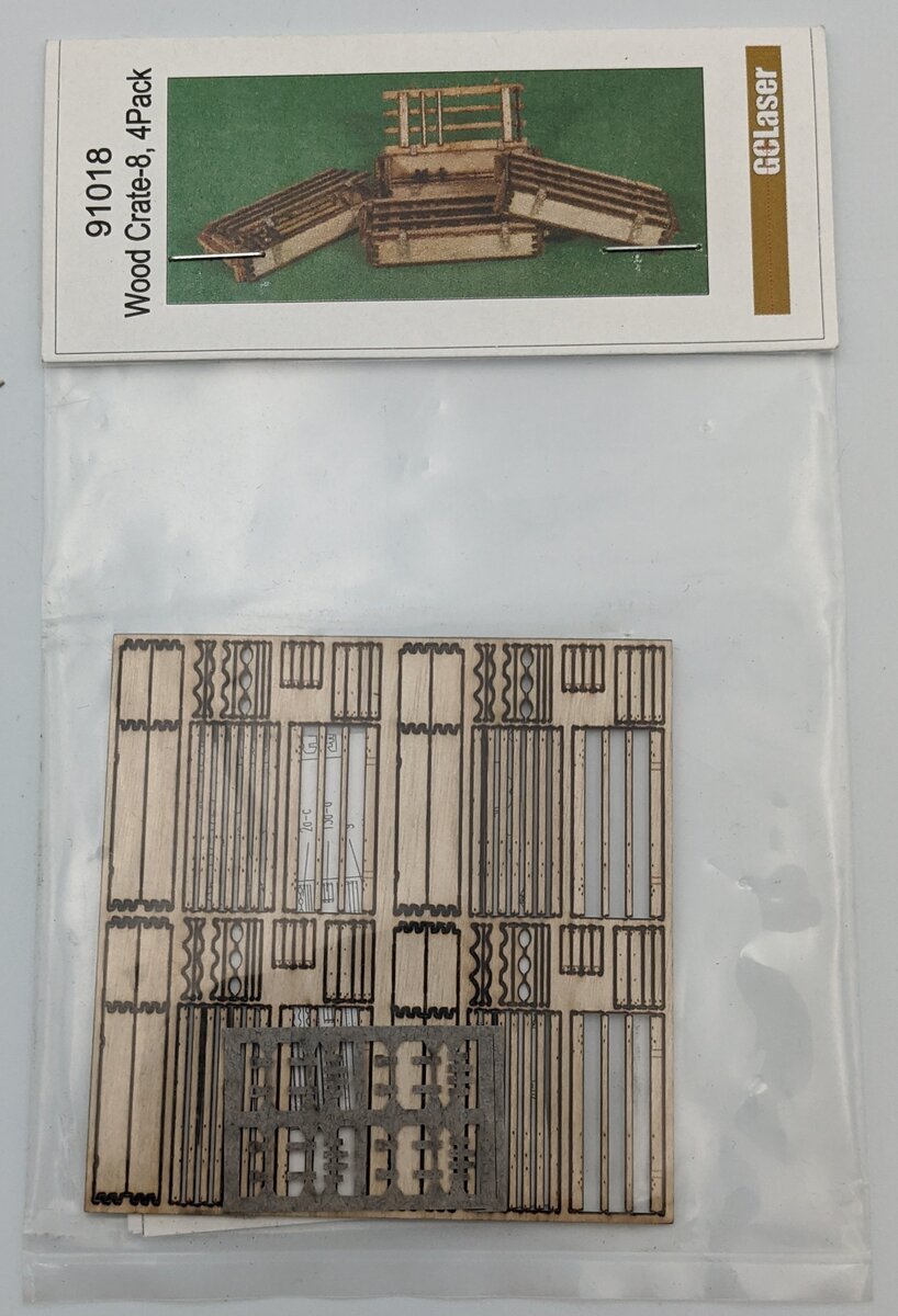 GCLaser 292-91018 Wood Crates Kit #8 pkg(4) 1-1/16 x 7/16 x 7/32