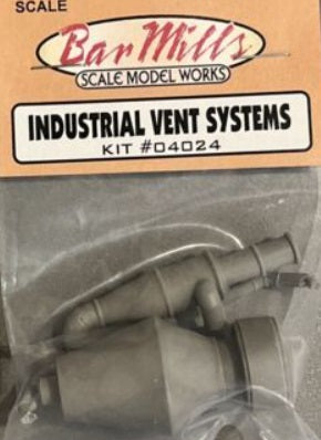 Bar Mills 04024 O Unpainted Industrial Vent System Kit (Pack of 2)