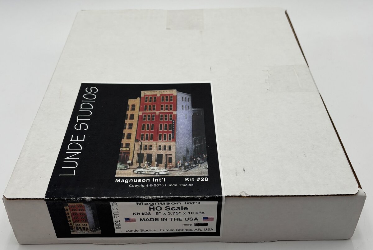 Lunde Studios 396-28 HO Scale Magnuson International K Building Kit