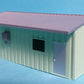 Deluxe Innovations 305 N Scale Green Armco Yard Office Assembled