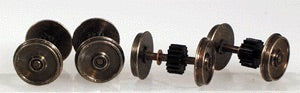 Northwest Short Line 2551-6 HO Flush Axle Geared Wheelset (Pack of 4)