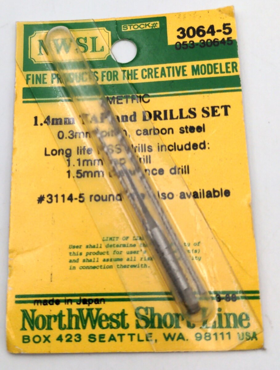 Northwest Short Line 3064-5 Drill and Tap Set