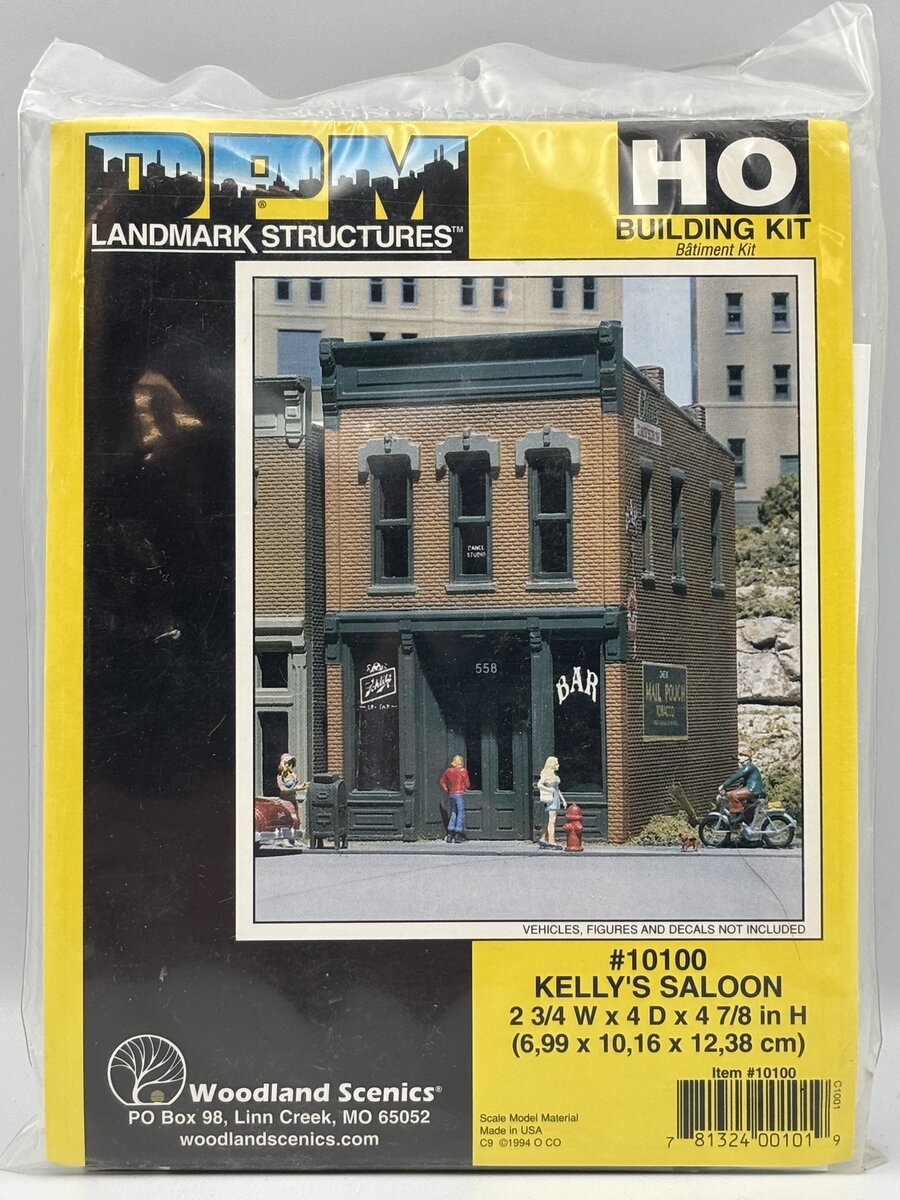 DPM 10100 HO Scale Kelly's Saloon Bulding Kit