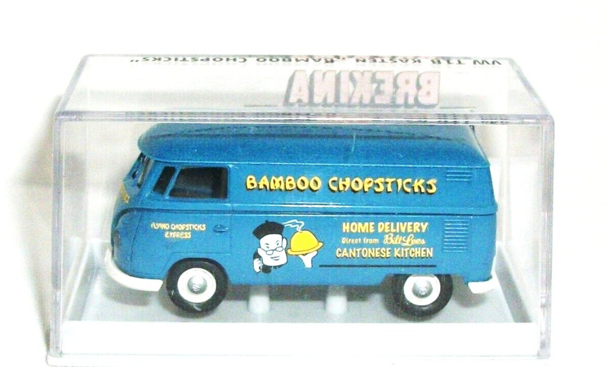 Brekina Automodelle 32546 1:87 Scale Volkswagen T1b Cargo Van Bamboo Chopsticks