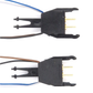 Marklin E127523 Model Train 4-pin Coupler Plug (Pack of 2)