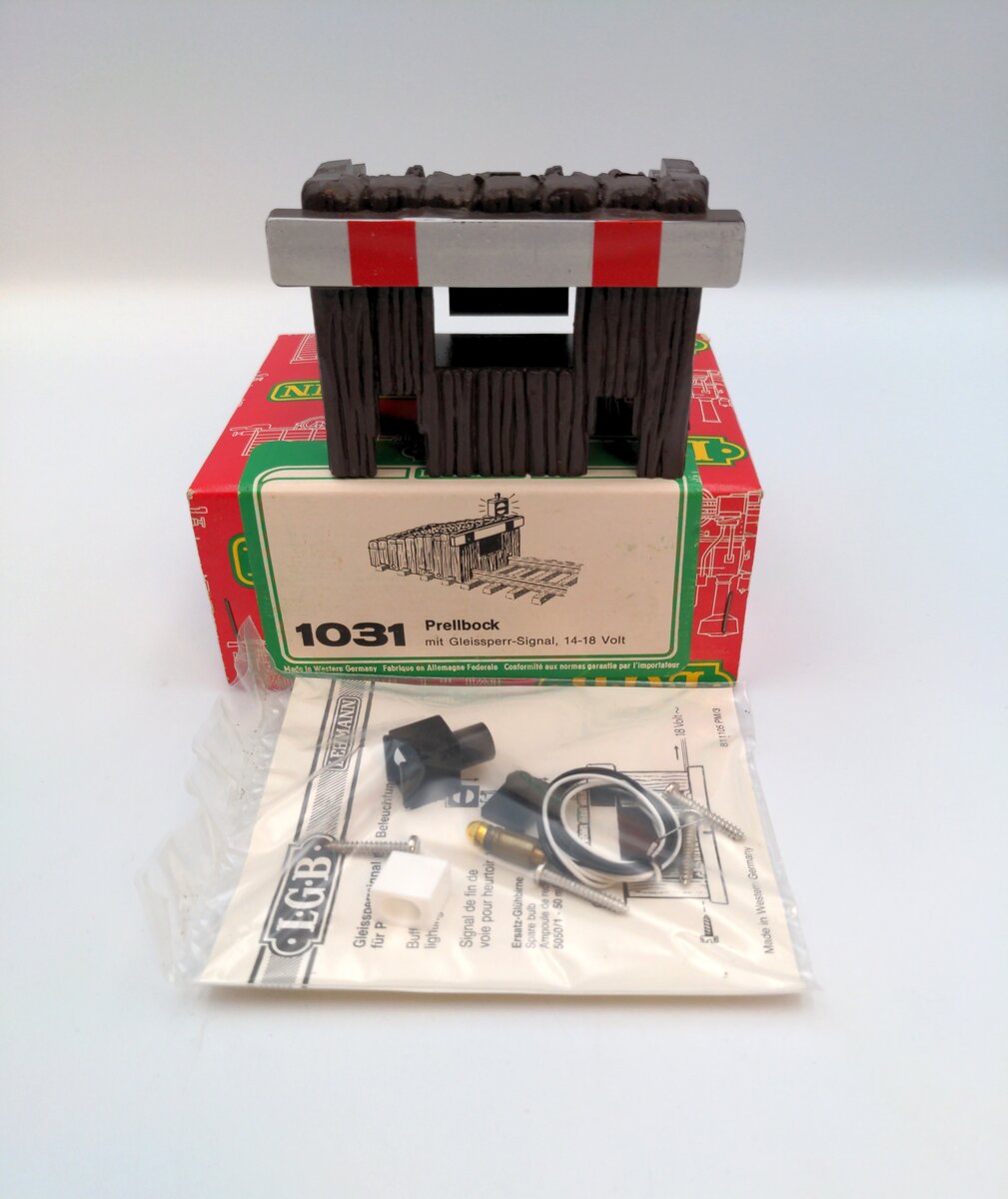 LGB 1031 G Scale Lighted Bumper LN/Box