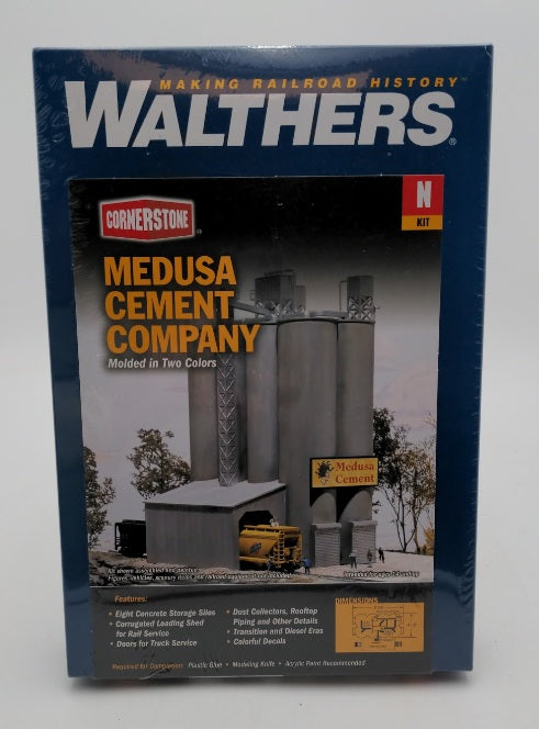 Walthers 933-3218 N Scale Medusa Cement Company Model Building Kit
