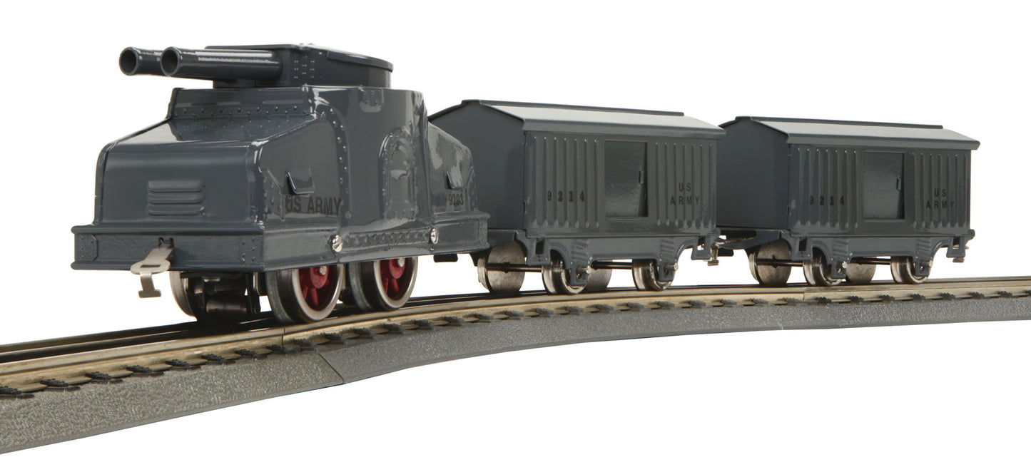 MTH 11-6025-0 O U.S. Army Tinplate Armored Motor Car Outfit #214