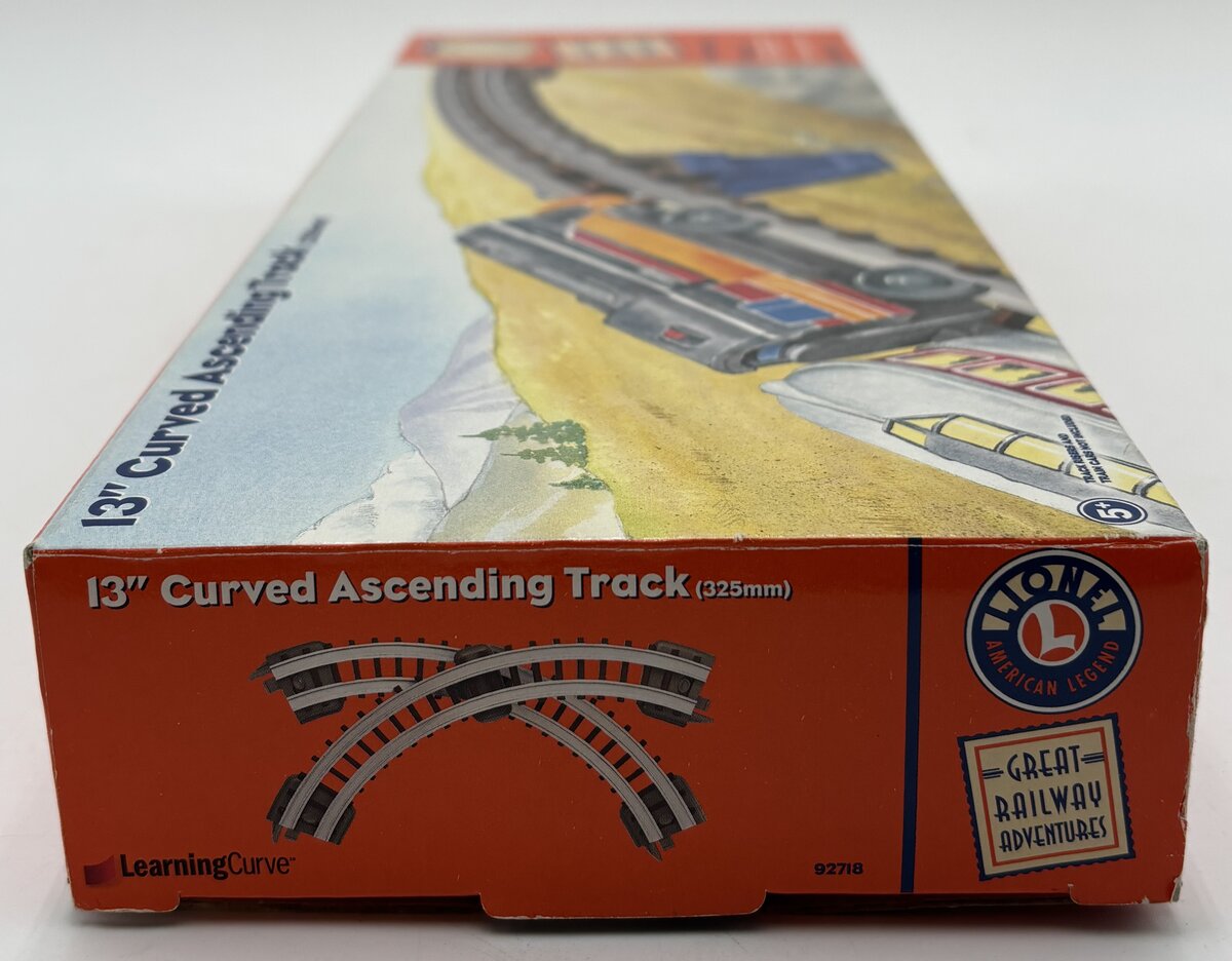 Lionel 92718 Learning Curve 13" Curved Ascending Track 325 mm (Pack of 2)