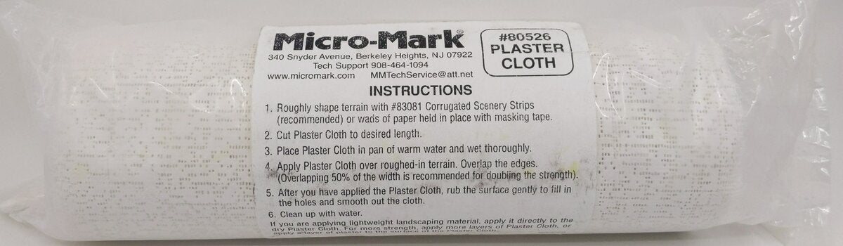 Micro-Mark 80526 Plaster Cloth