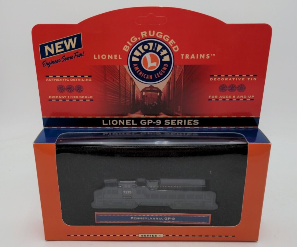 Lionel 91012 1:120 Scale GP9 Pennsylvania #7215 Die-Cast Model Train Diesel Loco
