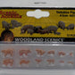 Woodland Scenics A2218 N Scenic Accents Yorkshire Pigs (Set of 12)