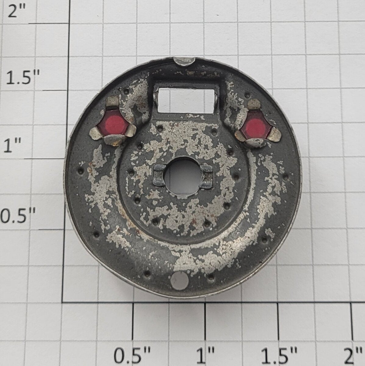 Lionel 259E-73 O Gauge Tinplate Gunmetal Gray Boiler Front