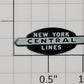 Marx MARX-42BLA Black Front Oval Nameplate CV / Mercury "New York Central Lines"