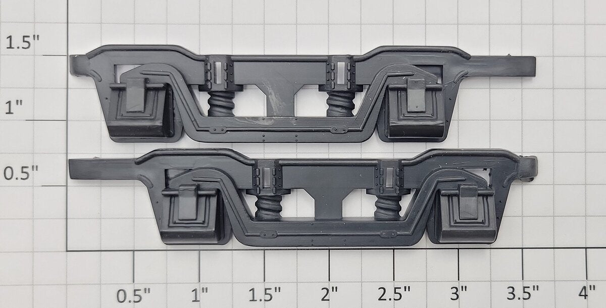 Marx 54 1998 S-3 Black Plastic Truck Side Frame Left and Right Side