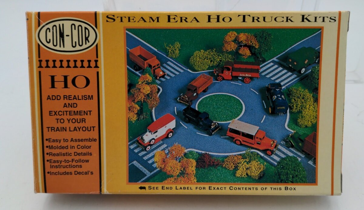 Con-Cor 7111 HO Scale 1931 Ford AA Cattle Truck Plastic Kit (Box of 2)