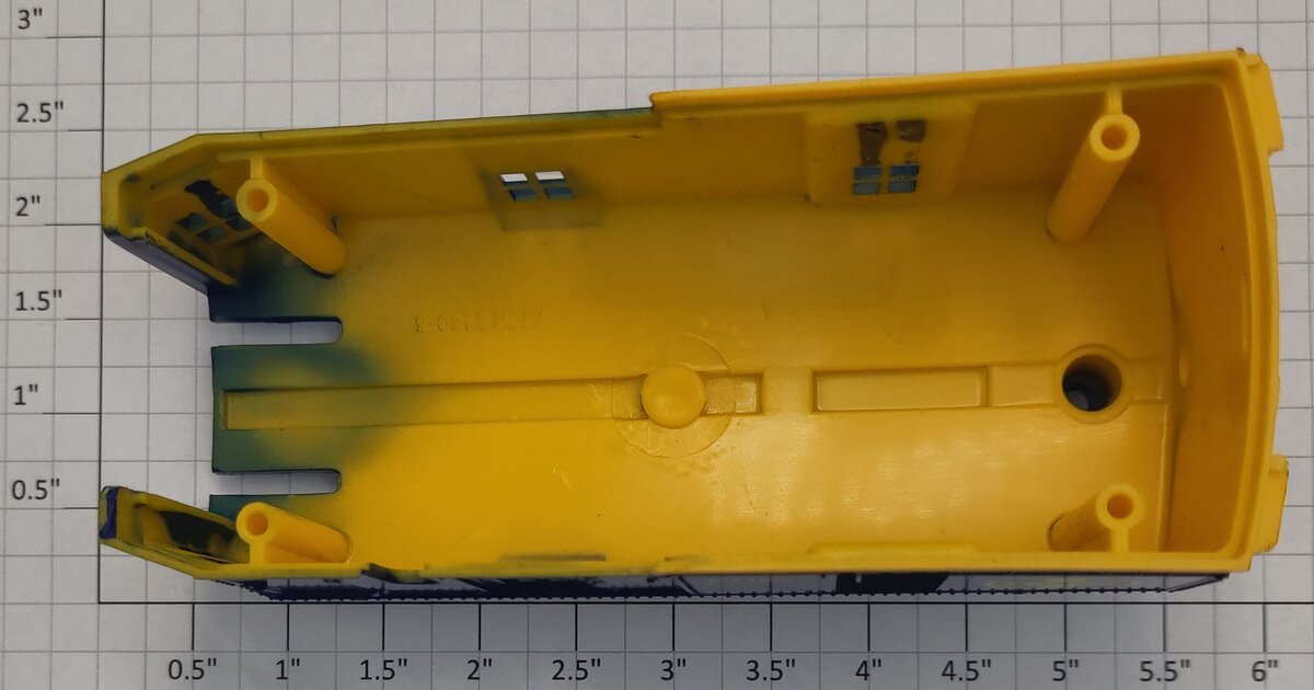 Lionel 2303-3 AT&SF Blue & Yellow Crane Cab