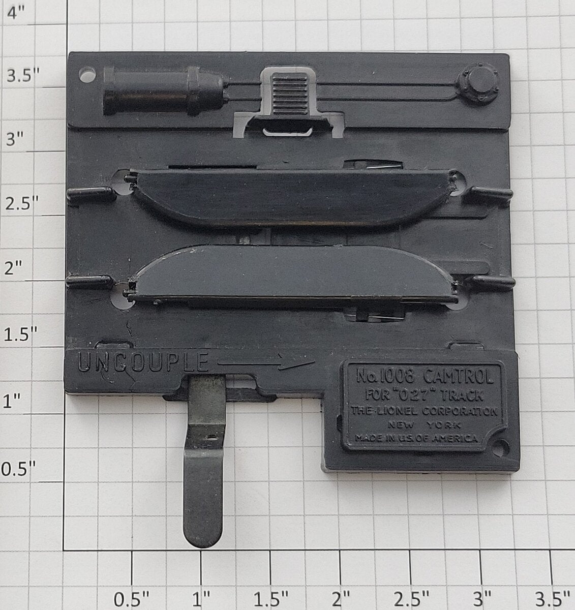 Lionel 1008 O27 Gauge Manual Camtrol Uncoupler