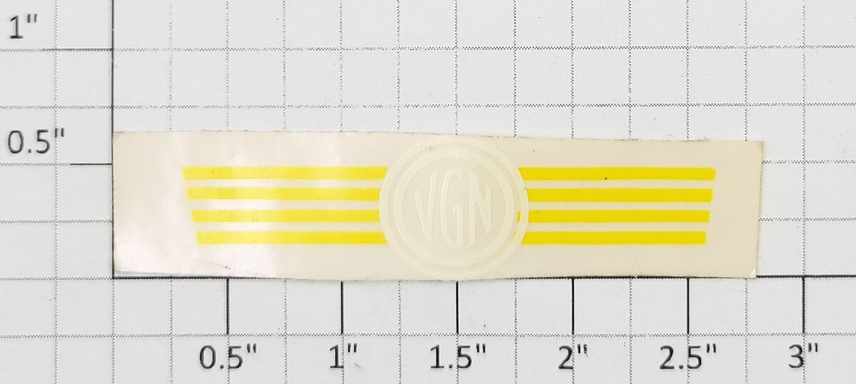 Lionel 2329-6 Virginian Self Adhesive Decal