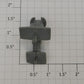 Lionel 6707-36 O Gauge Gray Two Piece Fifth Wheel Trailer Bracket