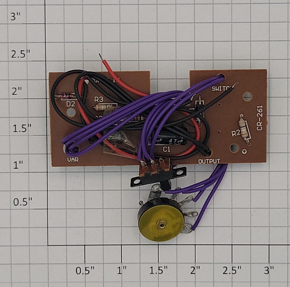 Lionel 6104161110 Smoking Hobo Shack PCB Circuit Board w/Potentiometer & Switch