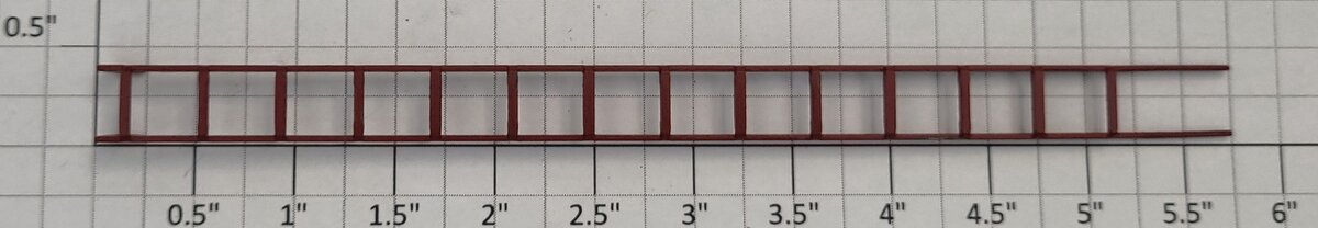 Lionel 2117-20 Red Metal Semaphore Ladder
