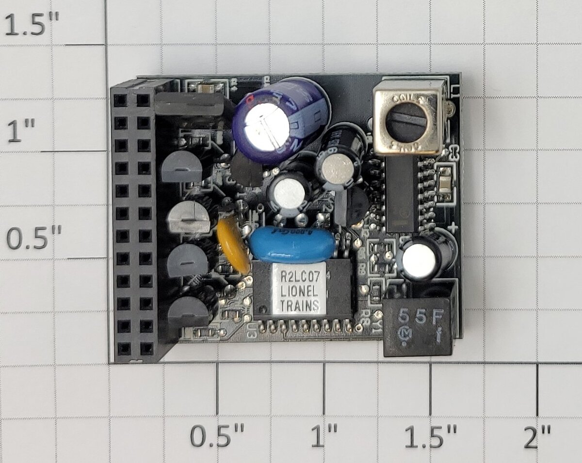 Lionel 691PCB1024 TMCC R2LC-7 Radio Receiver PCB Circuit Board