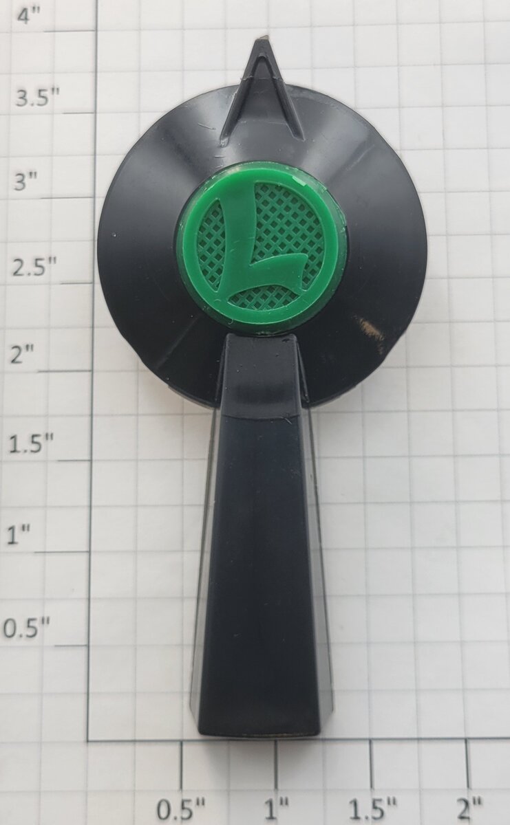 Lionel 22-85 Black LW Control Handle with Green Lens