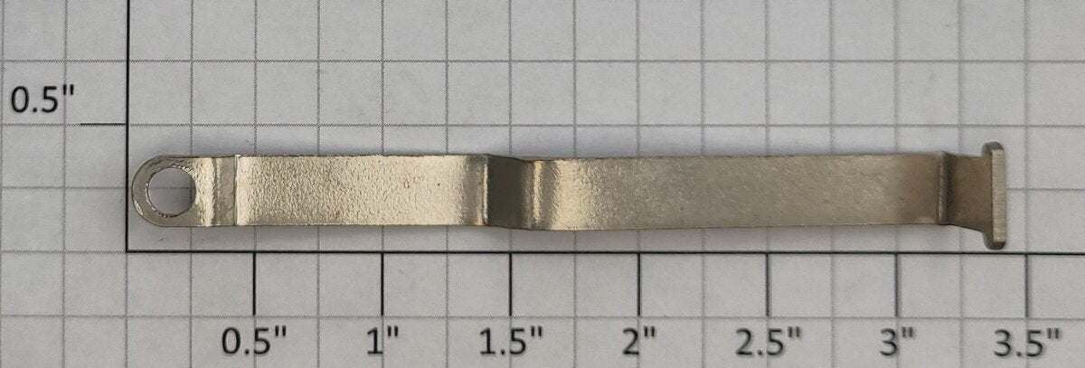 Lionel 224E-6 3-1/4" Long Nickel Prewar Steam Locomotive Drawbar