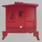 Lionel 2257-7 O Gauge Red SP Caboose Shell with Smoke Stack #2257