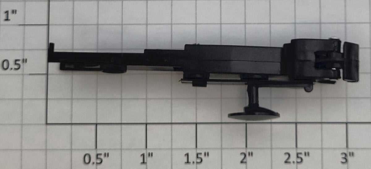 Lionel 16403-59 Black Plastic Coupler Assembly With Plunger