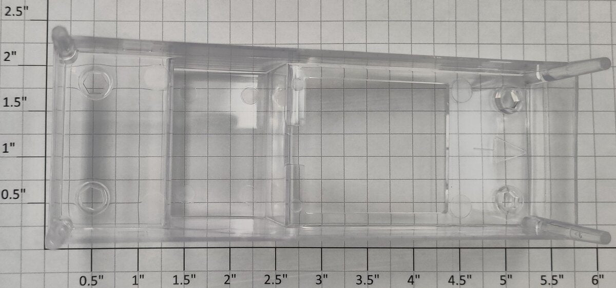 Lionel 16556-25 Clear Modern SP Caboose Cupola Window Shell Insert