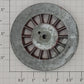 McCoy 390-44 Red Spoked 2-3/4" Std. Gauge Steam Loco Plain Wheel (4-40 Thread)