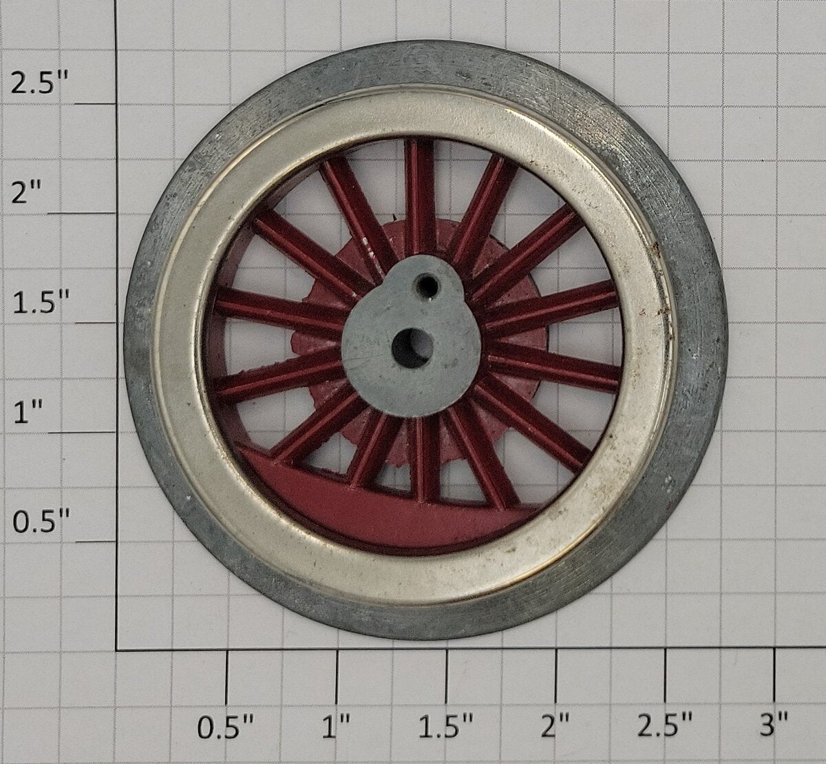 McCoy 390-44 Red Spoked 2-3/4