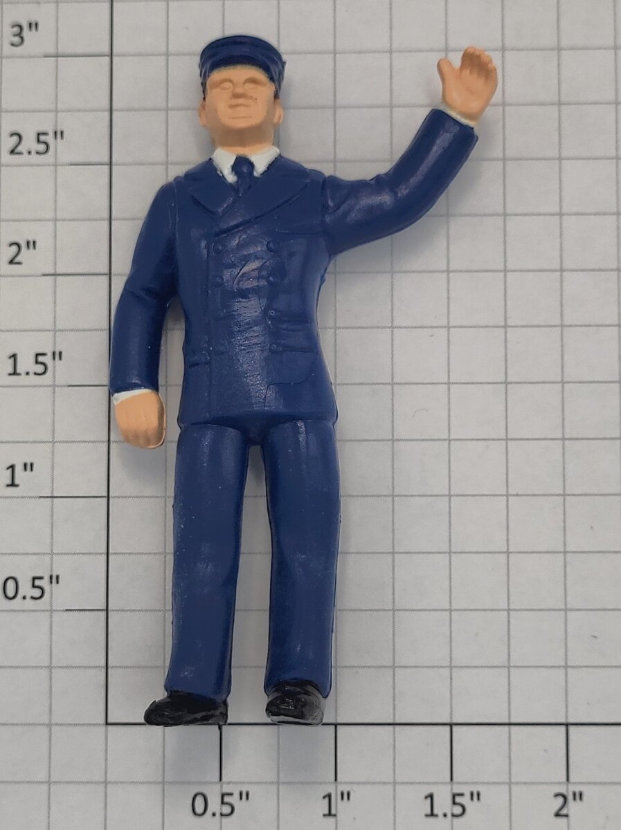 Lionel 85105-12 G Scale 4-4-2 Atlantic Steam Locomotive Conductor Figure