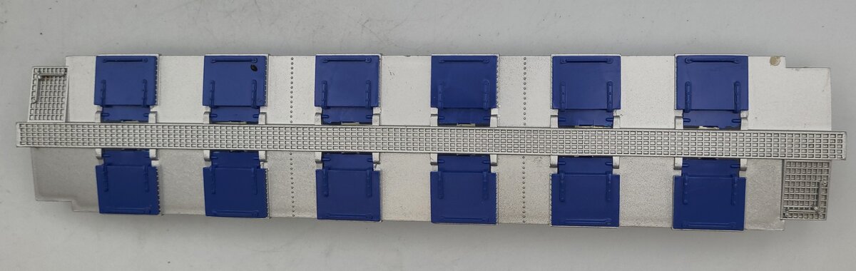 Lionel 6123-28B Silver with Blue Covers Hopper Roof Complete