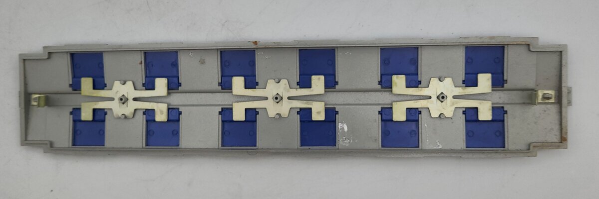 Lionel 6123-28B Silver with Blue Covers Hopper Roof Complete