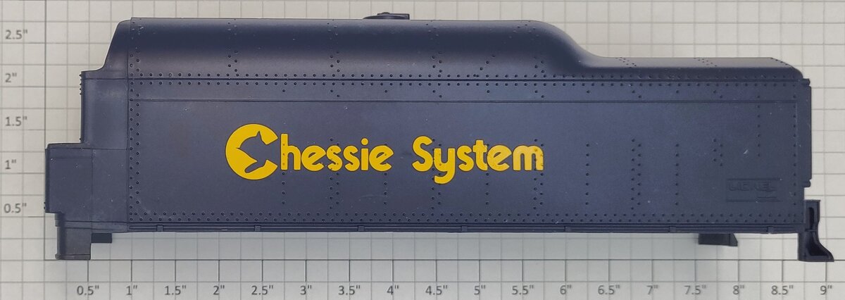 Lionel 8403-T07 Blue Plastic Chessie System Oil Tender Body Shell