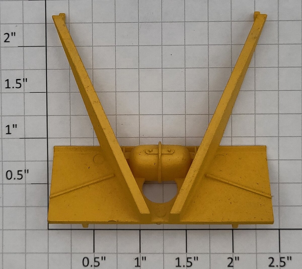 Lionel 17100-34 Yellow Plastic ACF Hopper Car Brake End