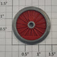 Lionel 18700-130 Steam Wheel with Red Insert without Boss