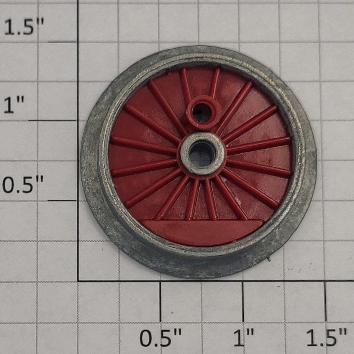 Lionel 18700-131 Rock Island Docksider Red Steam Locomotive Wheel with Boss