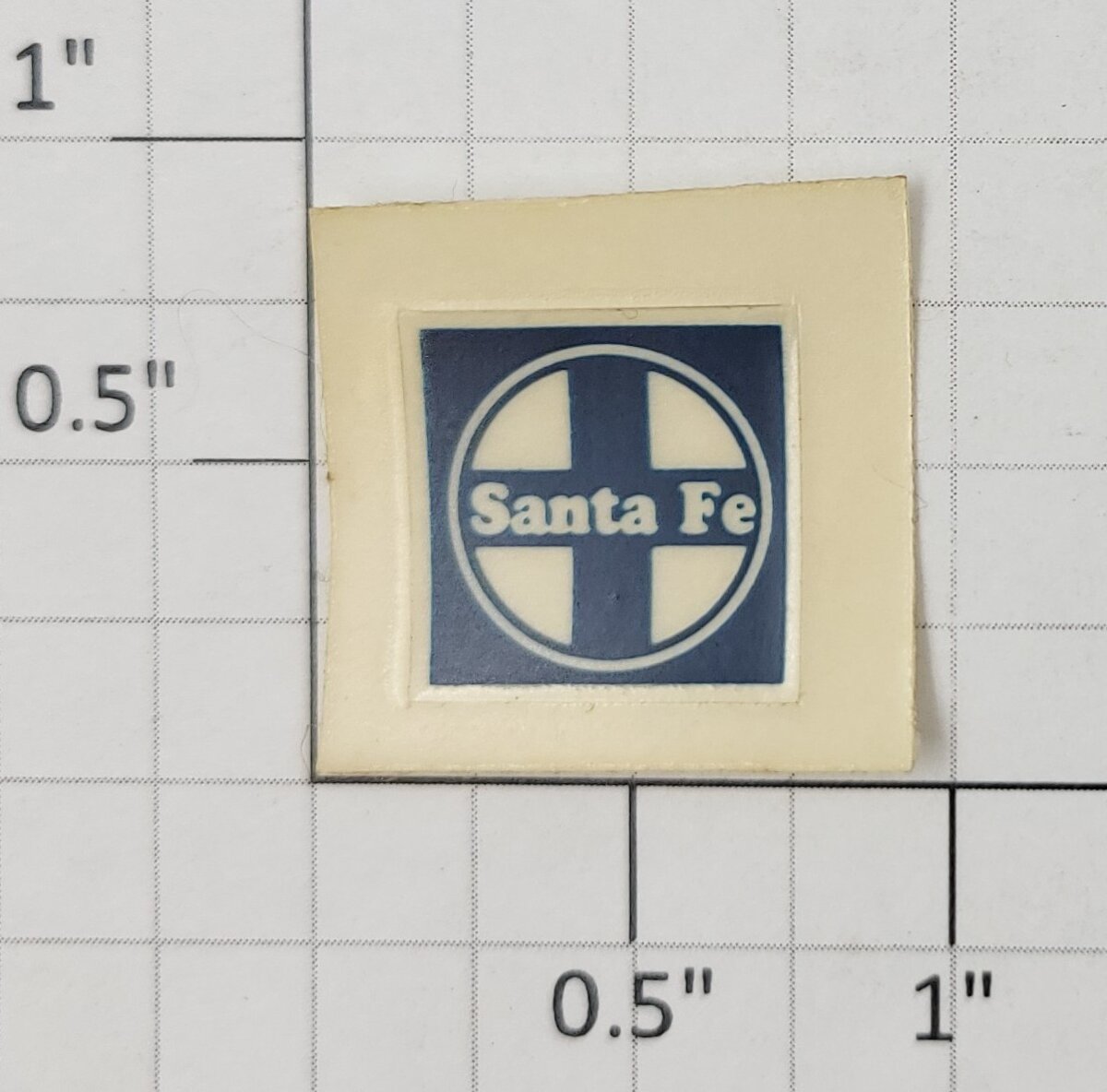 Lionel 9321-10 Santa Fe Herald Tank Car Sticker Decal