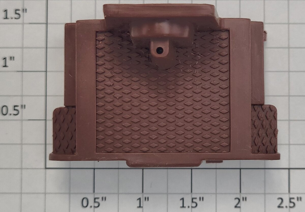Lionel 9398-8 Red Oxide Plastic Operating Coal Dump Car Platform