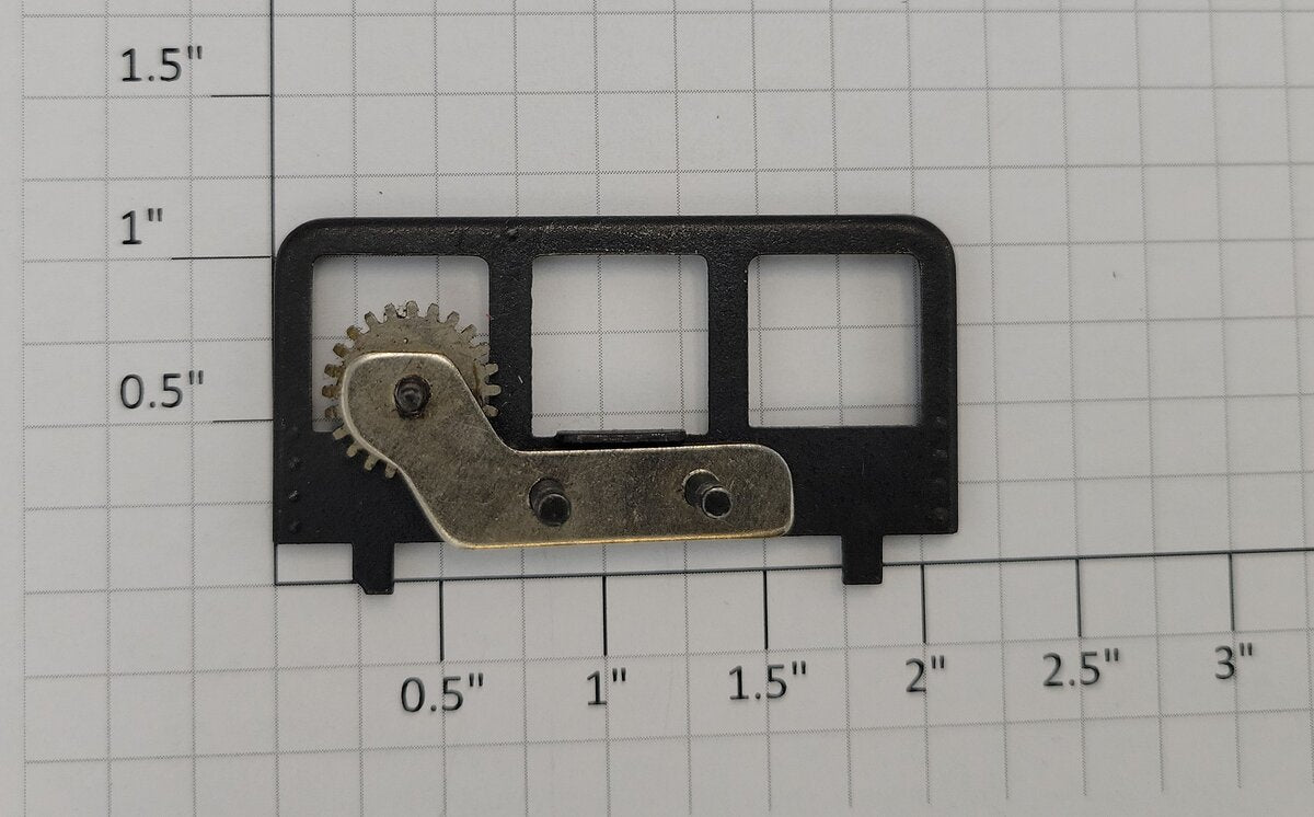 Lionel 3459-23 Ore Dump Car Handrail with Stainless Steel Gear and Bracket